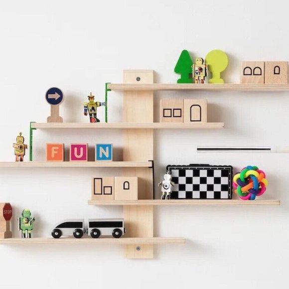 IKEA Other New Ikea Lustigt Wall Kids Birch Plywood Shelf Poshmark